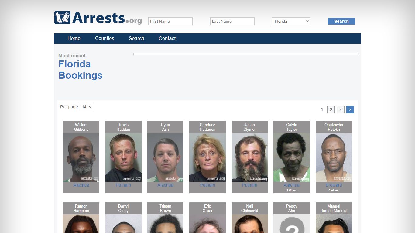 Florida Arrests and Inmate Search